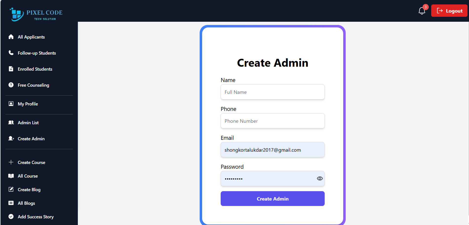 Super Admin Management